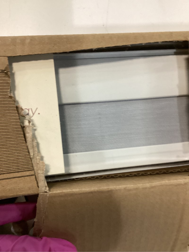 Condition photo showing Good Condition for Allesin Zen No Drill Blinds for Windows Blackout Cordless Cellular Shades Honeycomb Blinds Pull Down, Free Stop Easy Install for Home and Office, Blackout, White, 27" W x 64" H White-100% Blackout 27"W x 64"H