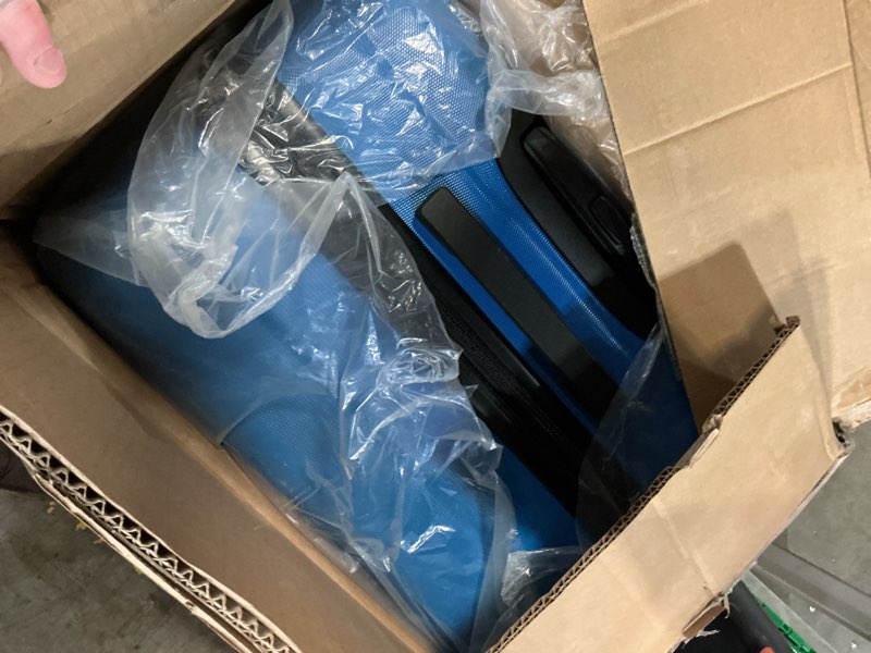 Condition photo showing Good Condition for Amazon Basics 30" Hardside Large Checked Luggage, Hardshell Suitcase With Wheels, Expandable For Up to 15% More Space, With Scratch-Resistant Surface, Four Multi-directional Wheels, Light Blue