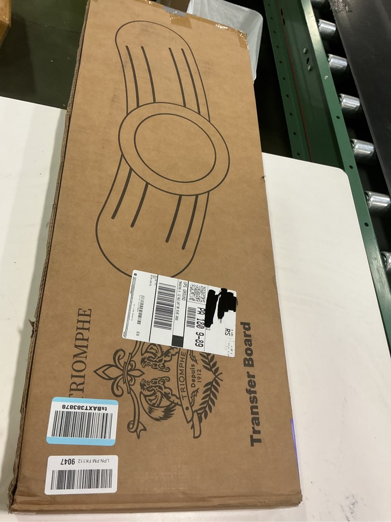 Condition photo showing Good Condition for Vie Triomphe 360°Swivel Curved Transfer Board with Turntable, Slide Board for Transferring,Sliding Board Transfer to Wheelchair,Bed,Toilet Car, Non-Slip for Seniors Disabled Patients,460lbs, Blue Dark Blue