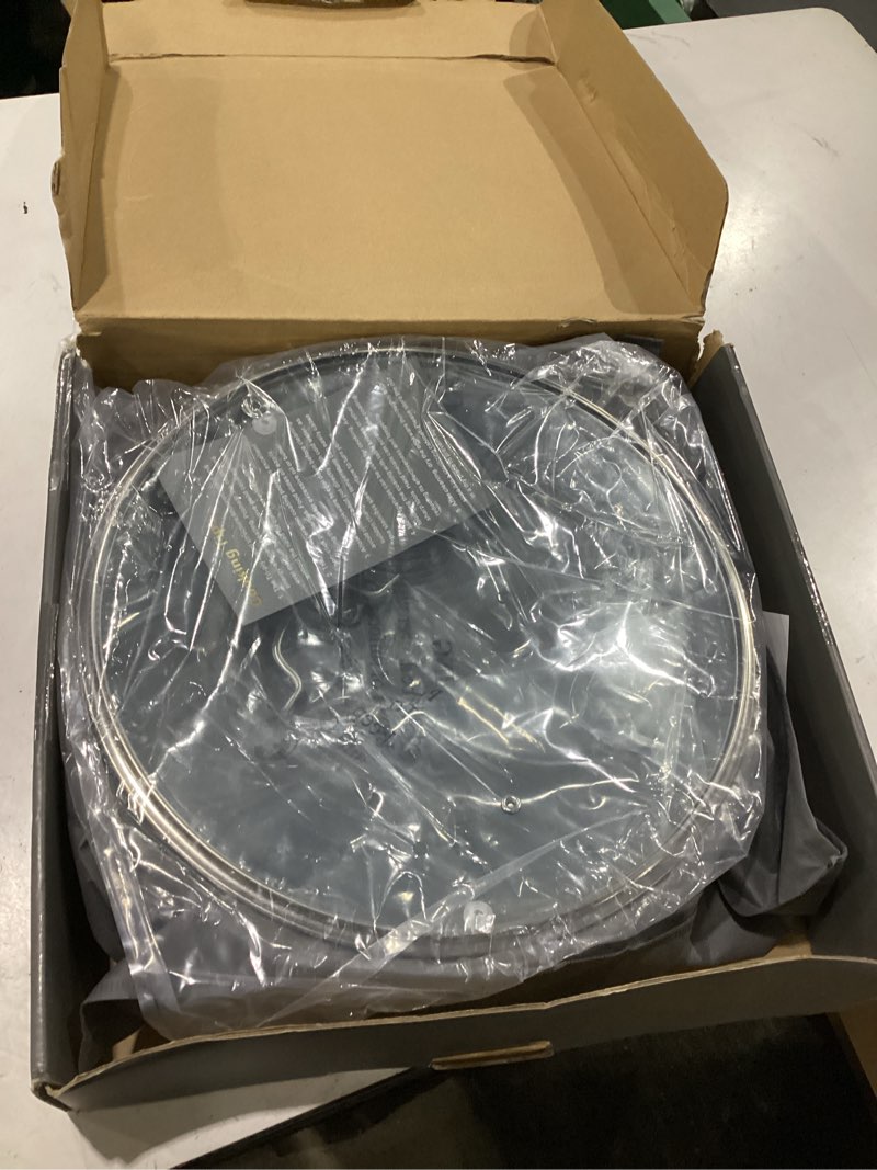 Condition photo showing New/Like New for inqibee 14.5-inch hybrid ceramic nonstick tri-ply stainless steel frying pan with lid, large skillet,induction chef's cooking pan,dishwasher and oven safe 14.5 inch with lid