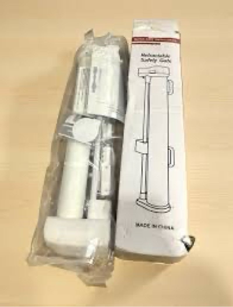 Reinforced 18" Tall Retractable Gate Step Over Dog Gate, 55" Wide Mesh Gate