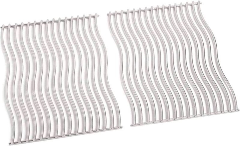 Condition photo showing As Is for (grates are silver)17-3/4\" waved cooking grates replacement parts for napoleon rogue 425 series gas grill