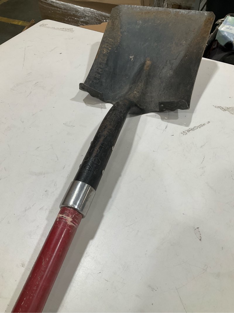 Condition photo showing As Is for craftsman 55-in fiberglass handle transfer shovel
