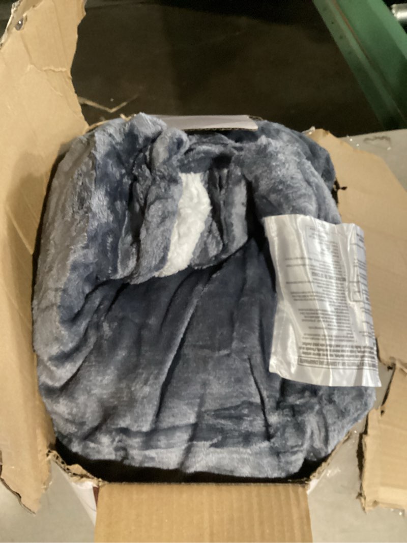 Condition photo showing Good Condition for Homemate Heated Electric Blanket King Size - 100"x90" Heating BedBlanket Throw with 10 Heating Levels&8 Hours Auto Off, Fast Heating Over-Heated Protection Ultra Soft Flannel ETL Certified, Grey Grey King 100"x90"