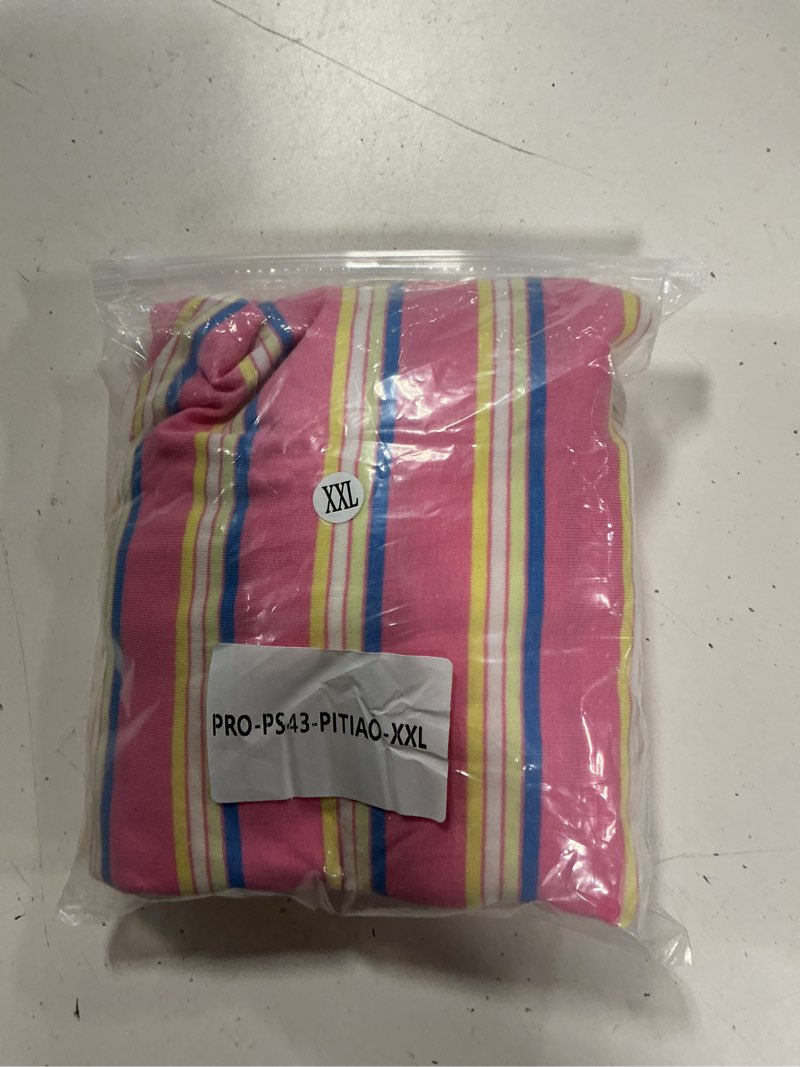 Condition photo showing New/Like New for lukovee recovery suit for dogs, onesie surgery recovery suit for female male dogs, abdominal wounds cone e-collar alternative prevent licking spay recovery suit (pink stripes,xxl) xx-large pink stripes