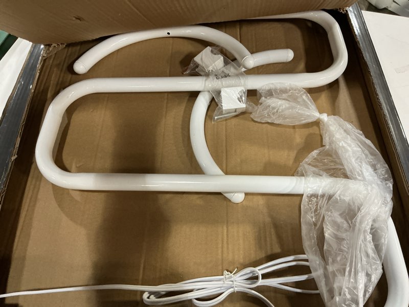 Condition photo showing Good Condition for Homeleader Towel Warmer and Drying Rack, Heated Towel Rack, Wall Mount & Free Standing Towel Heater for Bathroom, 120W