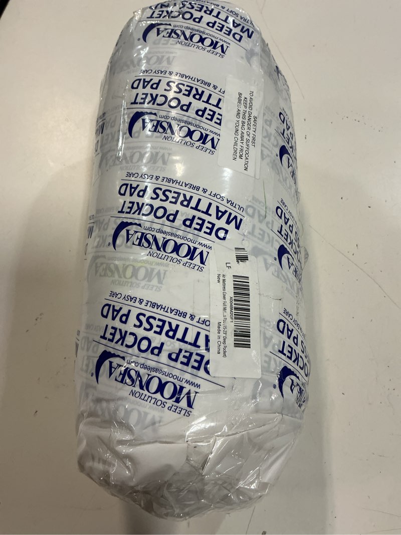 Condition photo showing New/Like New for air mattress cover full mattress pad, thick quilted mattress topper full, super soft breathable and noiseless down alternative fiber pillow top mattress pad (15-23'' deep pocket) case fabric :microfiber fill: polyester skirt:polyester full 15''-23'' deep