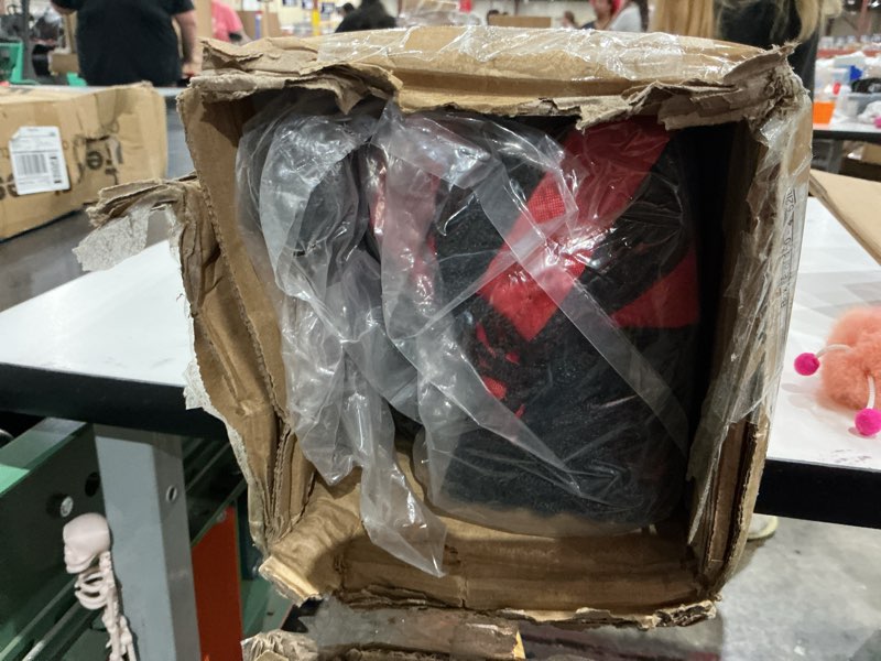 Condition photo showing As Is for portable portable backstop barrier netting - multi-sport lacrosse soccer basketball tennis protective screen with carry bag