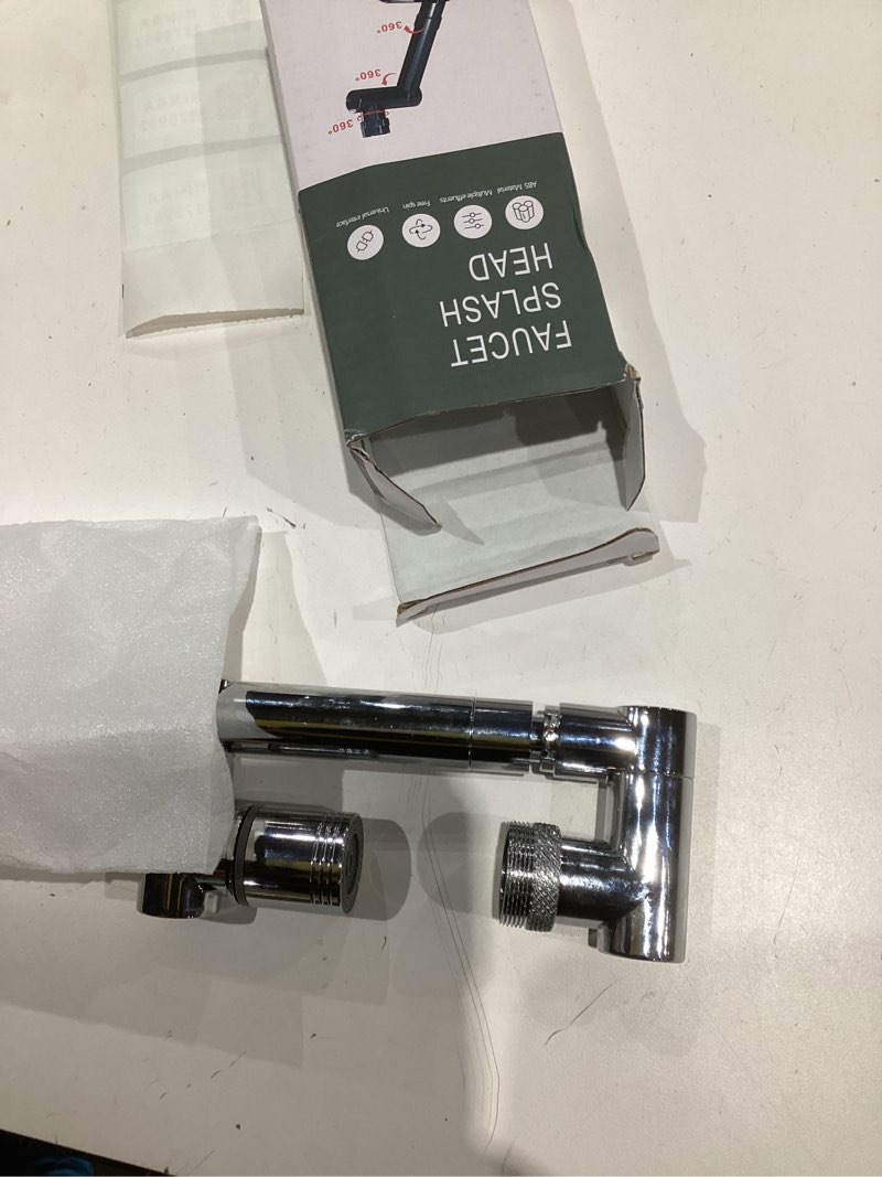 Condition photo showing Good Condition for 1440° swivel faucet extender, sink faucet aerator extender, swivel extendable filter, with 2 modes splash guard multi-functional universal mechanical arm suitable for kitchen/bathroom/toddlers
