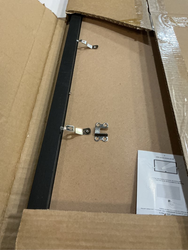 Condition photo showing Good Condition for 3x3 Picture Frame Black for Tabletop, 3 x 3 Square Photo Frame with Shatter Resistant Plexiglass, Sturdy 3 by 3 Poster Frame, Black Black 3x3 inch