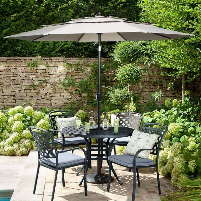 10ft Patio Umbrella with Double Air Vent