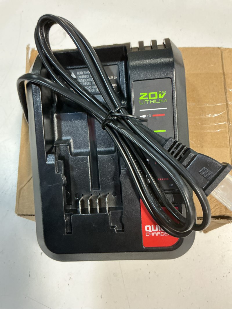Condition photo showing Good Condition for 20v charger replacement pcc692l pcc691l compatible with porter cable 20v lithium battery pcc680l pcc681l pcc682l pcc685l pcc685lp pcc699l and black&decker lbxr20 lbxr2020 lb2x4020-ope