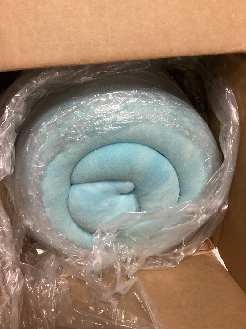 Condition photo showing New/Like New for Sure2Sleep Gel Swirl Memory Foam Mattress Topper - 2 Inch, Pressure Relieving, Cooling Comfort - Made in The USA & CertiPUR-US Certified - Softens Firm Beds and Extends Mattress Life - King Size King 2 INCH