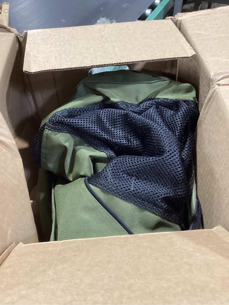 Condition photo showing Good Condition for moon lence high back folding camping chair, 330lbs portable compact chair with wide seat & ergonomic back support (green) green-high back