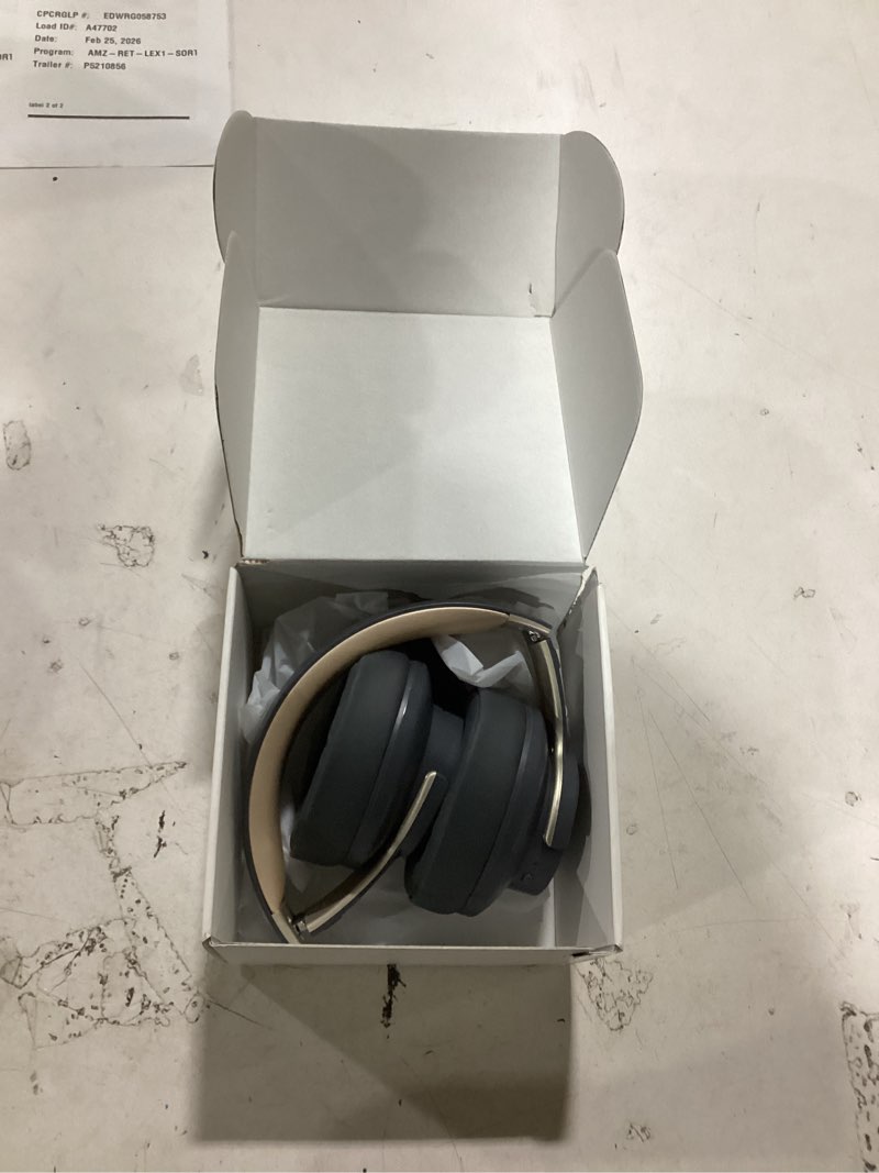 Condition photo showing Good Condition for Picun B8 Bluetooth Headphones, 120H Playtime Headphones Wireless Bluetooth with 3 EQ Modes, Low Latency, Hands-Free Calls, Over Ear Headphones for Travel Home Office Cellphone PC (Ashen Golden)