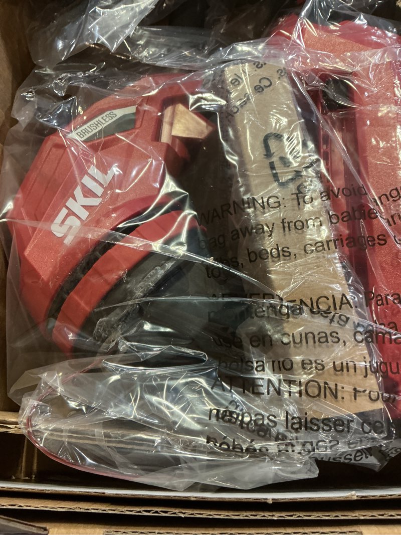 Condition photo showing New/Like New for skil 40-volt 14-in straight shaft battery string trimmer 2.5 ah (battery and charger included)