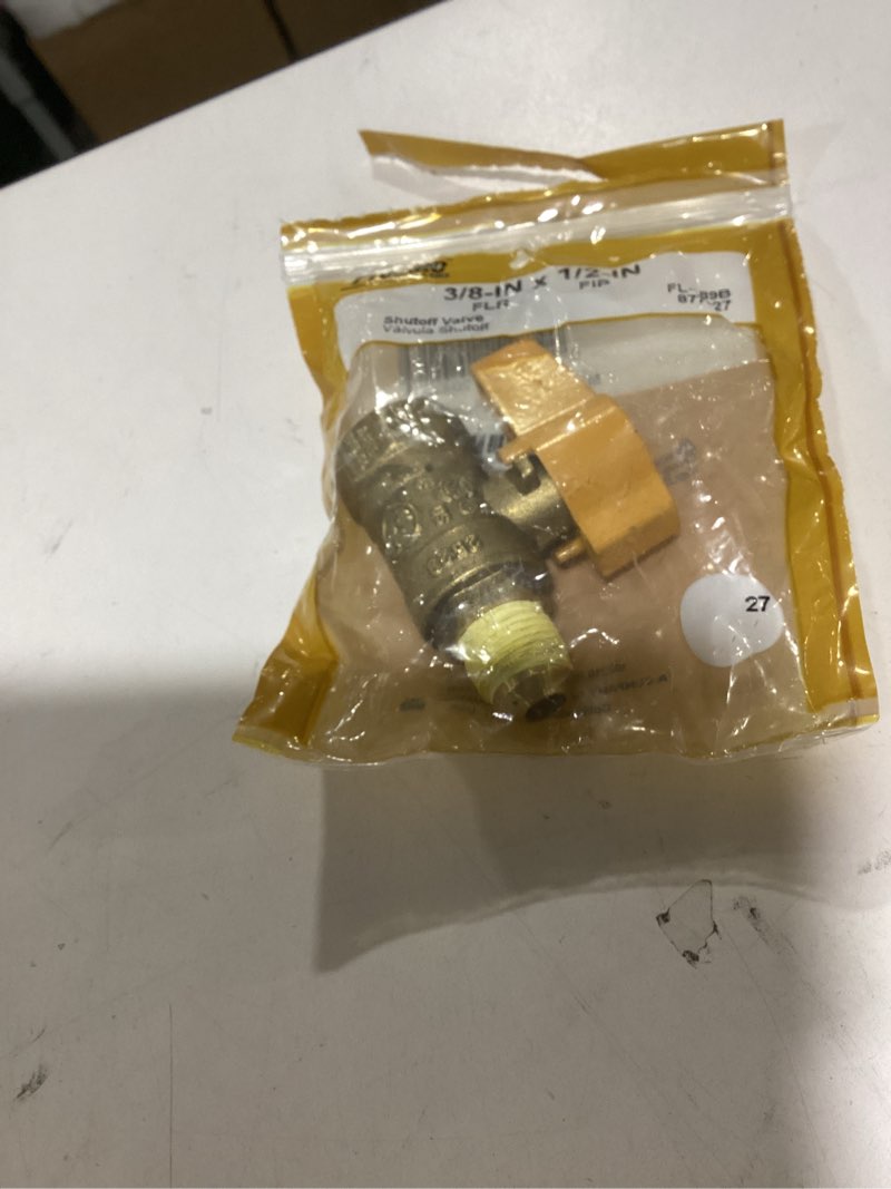 Condition photo showing Good Condition for proline series brass 3/8-in flare x 1/2-in fip adapter fitting