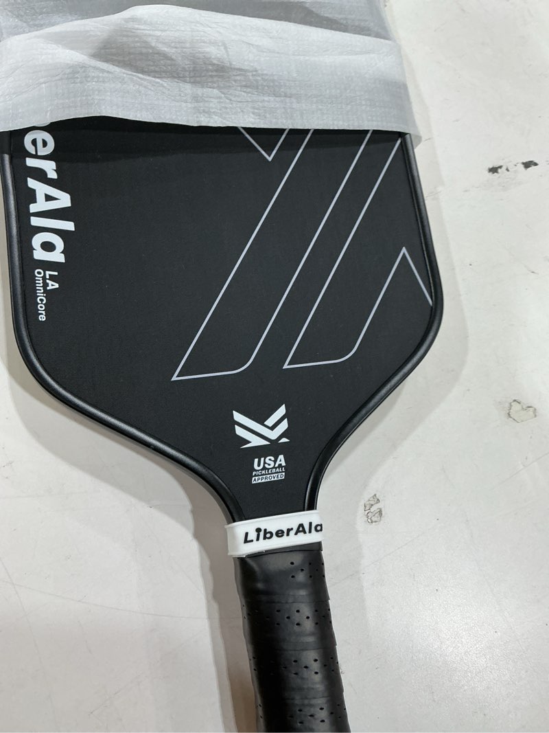 Condition photo showing New/Like New for pickleball paddles & set of 2, usapa approved carbon fiber pickle ball paddle, pp honeycomb core, lightweight & comfort grip for beginners, pros, men, women, adults, kids 1 pro black