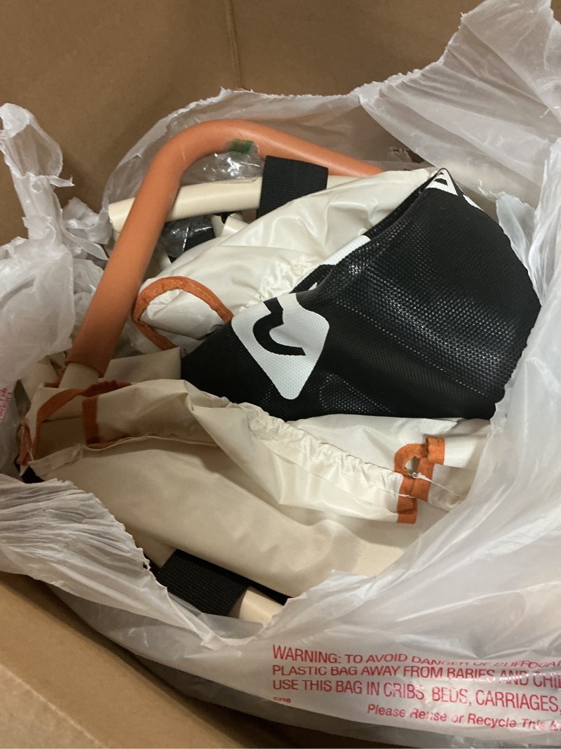 Condition photo showing Good Condition for BCAN 36'' Toddler Trampoline, ASTM Certified-Foldable Mini Trampolines for Kids Ages 1-6, Adjustable Handle, Safety Pad & Foldable Legs, Baby Trampoline Indoor/Garden, Gift for Boy and Girl Beige