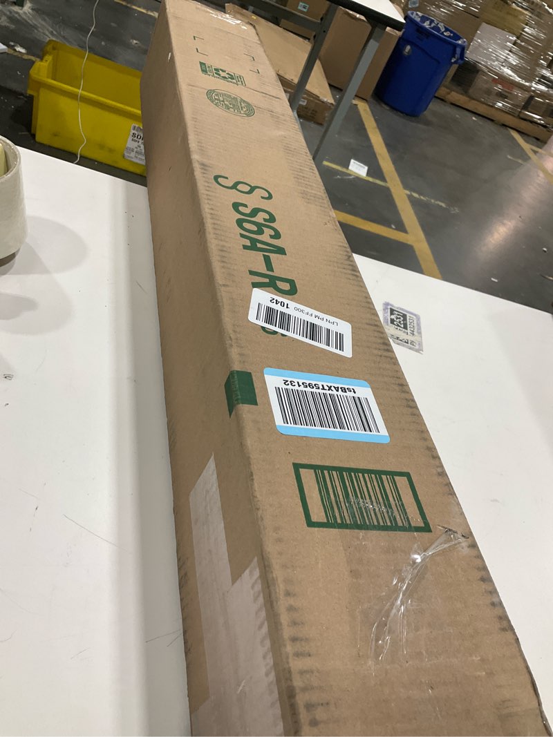 Condition photo showing As Is for Cordless Celestial Sheer Double-Layered Window Roller Shade - 34 Inch Width x 72 Inch Length (Linen)