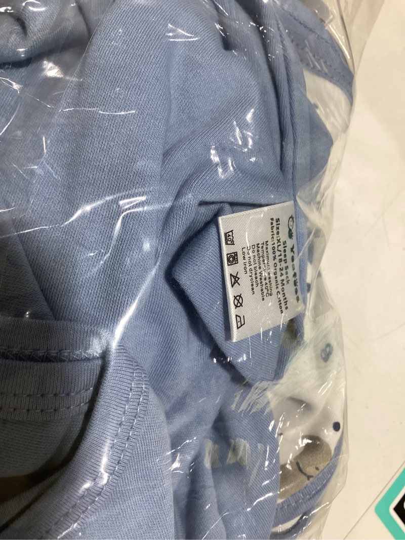 Condition photo showing Good Condition for yoofoss baby sleep sack 18-24 months baby wearable blanket 100% organic cotton 2-way zipper tog 0.5 toddler sleeping sack 3 pack, soft lightweight sleep sacks for babies(x-large) x-large 0.5 tog cloud