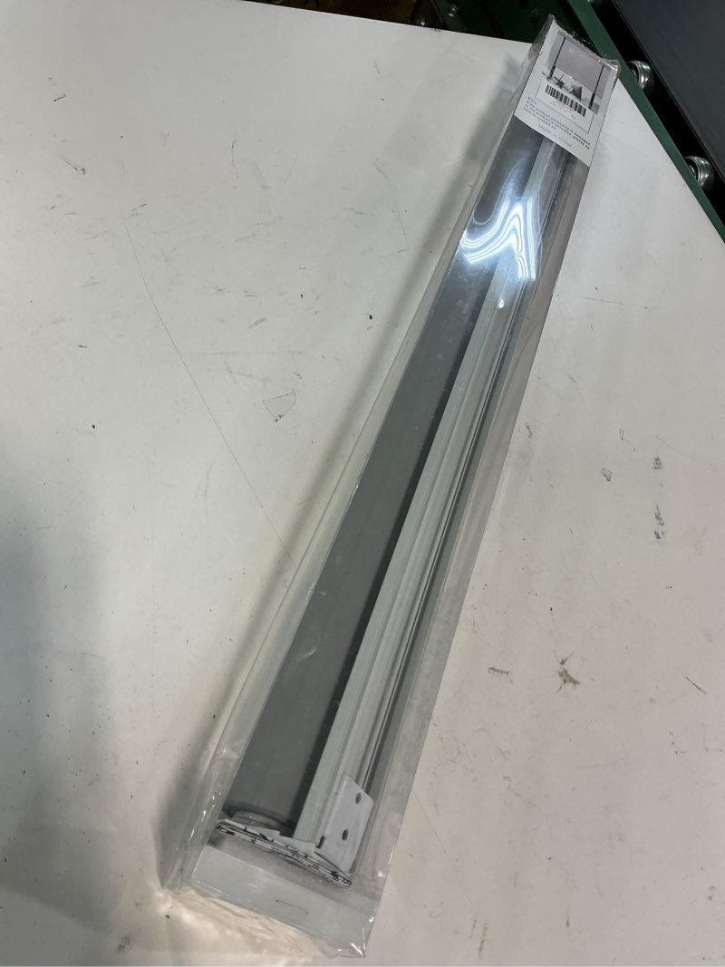 Condition photo showing Good Condition for 100% blackout indoor cordless roller shades for windows,room darkening rolled up blinds with spring system,thermal insulated uv protection waterproof fabric for home office (grey,26" w x 72" h) grey 26"w x 72"h
