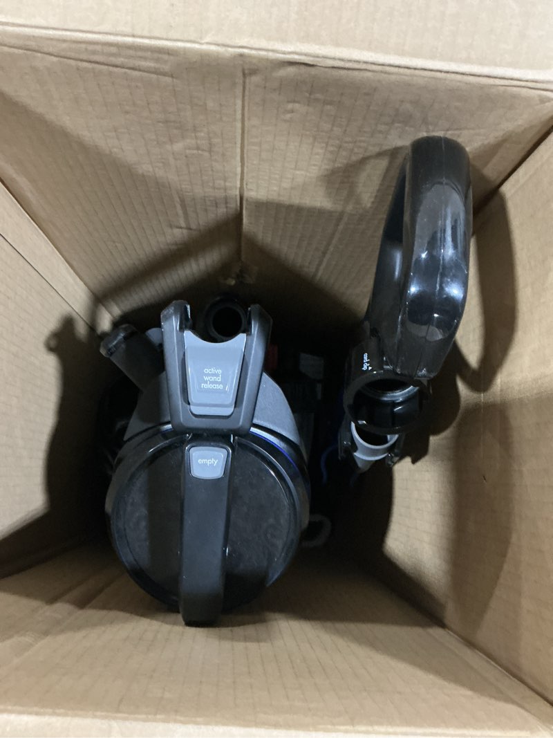 Condition photo showing As Is for Bissell CleanView Upright Bagless Vacuum Cleaner with Active Wand, 3536 Black/Cobalt Blue