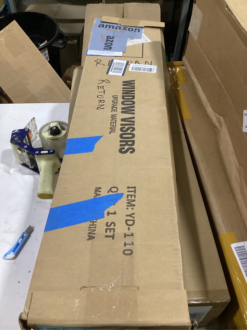 Condition photo showing Good Condition for window visors rain guards for 2009-2018 dodge ram 1500 crew/mega cab | out-channel window vent wind deflectors visors shades protectors for 2010-2026 ram 2500 & 3500 crewcab, 4 full-size doors 2009-2018 ram 1500 crew cab