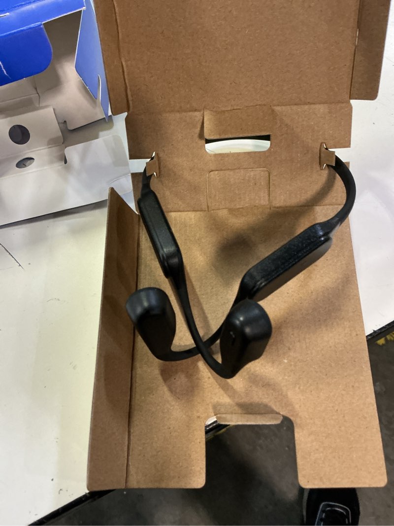 Condition photo showing Good Condition for onn. wireless bone conduction headphones with storage pouch, new