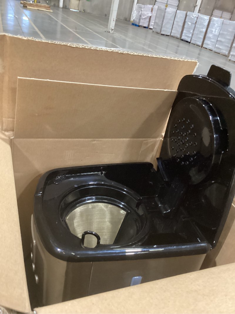 Condition photo showing As Is for Cuisinart 14-Cup Coffee Maker, Programmable PerfecTemp Glass Carafe Coffee Machine with 1-4 Cup Setting, Brew Strength Control and Pause, Stainless Steel, DCC-3200NAS 14-Cup Glass Stainless Steel