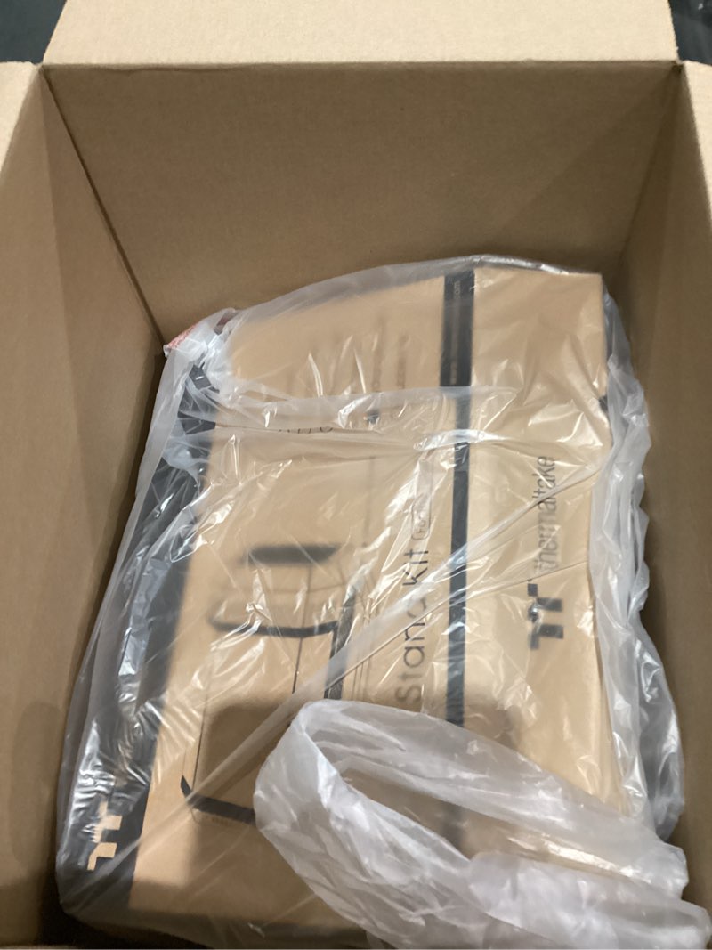 Condition photo showing As Is for Thermaltake Tower 300 Series Horizontal Display Chassis Support Stand; Hydrangea Blue; AC-074-ONFNAN-A1; 3 Year Warranty Hydrangea Blue Tower 300 Stand Kit Tower 300