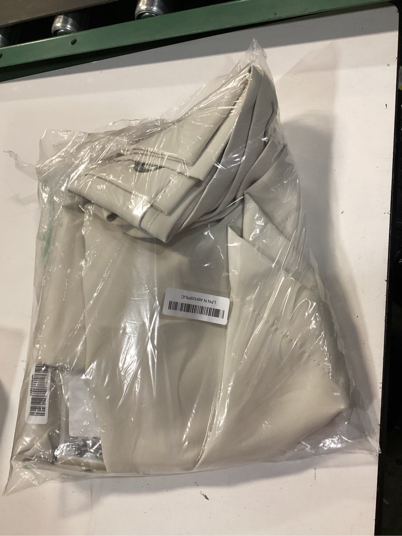 Condition photo showing As Is for H.VERSAILTEX Room Darkening Curtains for Living Room Light Reducing Thermal Insulated Window Treatment Panels/Drapes Grommet Top 2 Panels (Ivory - 52 x 84 Inches) 52"W x 84"L (Pack of 2) Ivory