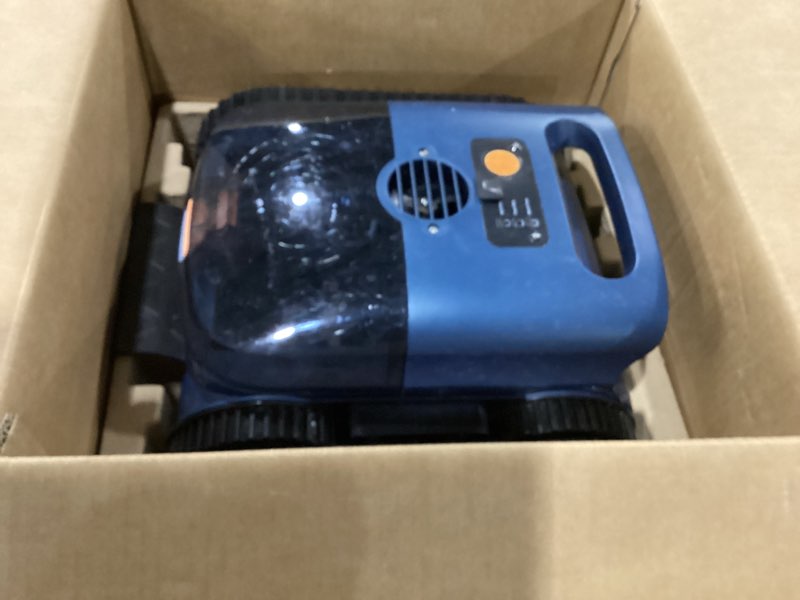 Condition photo showing Good Condition for (2025 New) Cordless Robotic Pool Cleaner, Robotic Pool Vacuum for Inground Pools, Floor, Wall, Waterline and Drain Cleaning, 180 min Battery Life for Pool Up to 2150 Sq.ft Blue