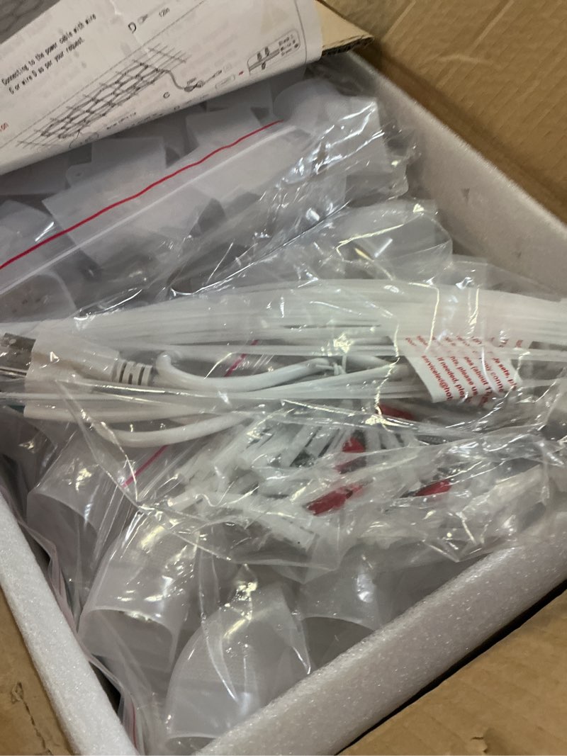 Condition photo showing Good Condition for Hexagon Garage Light Fixture 48 Packs: 52800LM Super Bright Honeycomb Led Ceiling Lights, 5000K Natural White, Hexagon Light for Garage Basement Warehouse Gym Car Detailing Shop etc 48 PACKS(12-HEX)/5000K 5000K(Natural White)