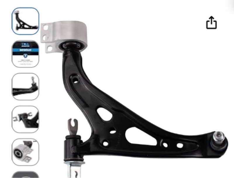 trq front left lower control arm with ball joint steel compatible with 2018-2023 chevrolet equinox 2018-2023 gmc terrain