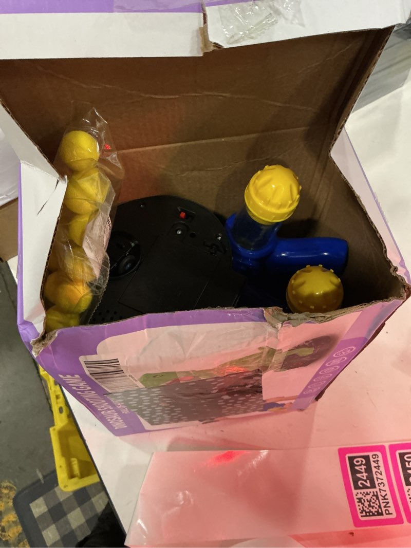 Condition photo showing Good Condition for dinosaur shooting toys for kids 3-5 years, movable target shooting games with 2 air pump launcher, interactive competition game gift for boys and girls ages 3 4 5 6 7 8 years old 2 pump launchers