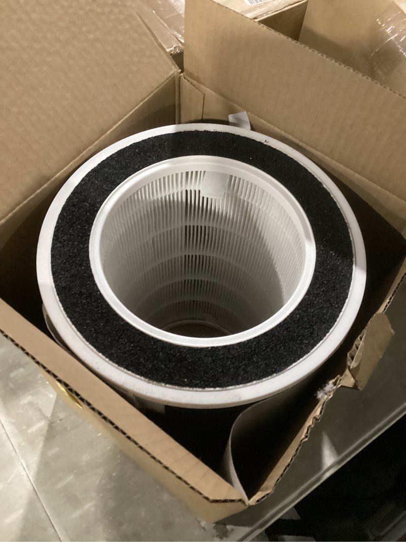 Condition photo showing As Is for hp302 hp301 replacement filter compatible with shark hp202 hp201 hc502 hp232 hc501 ap1000 air purifier max, cleans up to 99.97% of particles, part # he2fkbas, he2fkbasmb, 1 pack