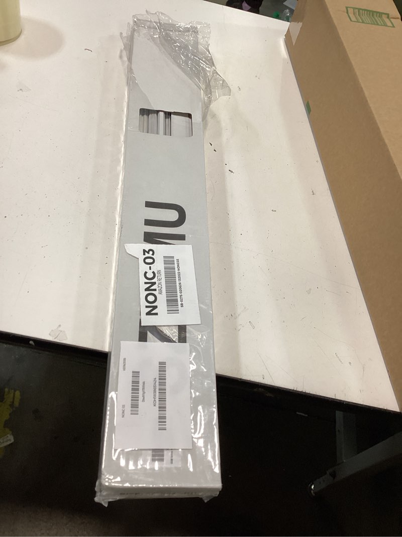 Condition photo showing As Is for SZXIMU Window Blinds 27" W X 64" H, 1" Cordless Blinds for Indoor Windows, Room Darkening Mini Blind, Horizontal Blinds & Shades White for Home Bedroom Living Room Office Kitchen