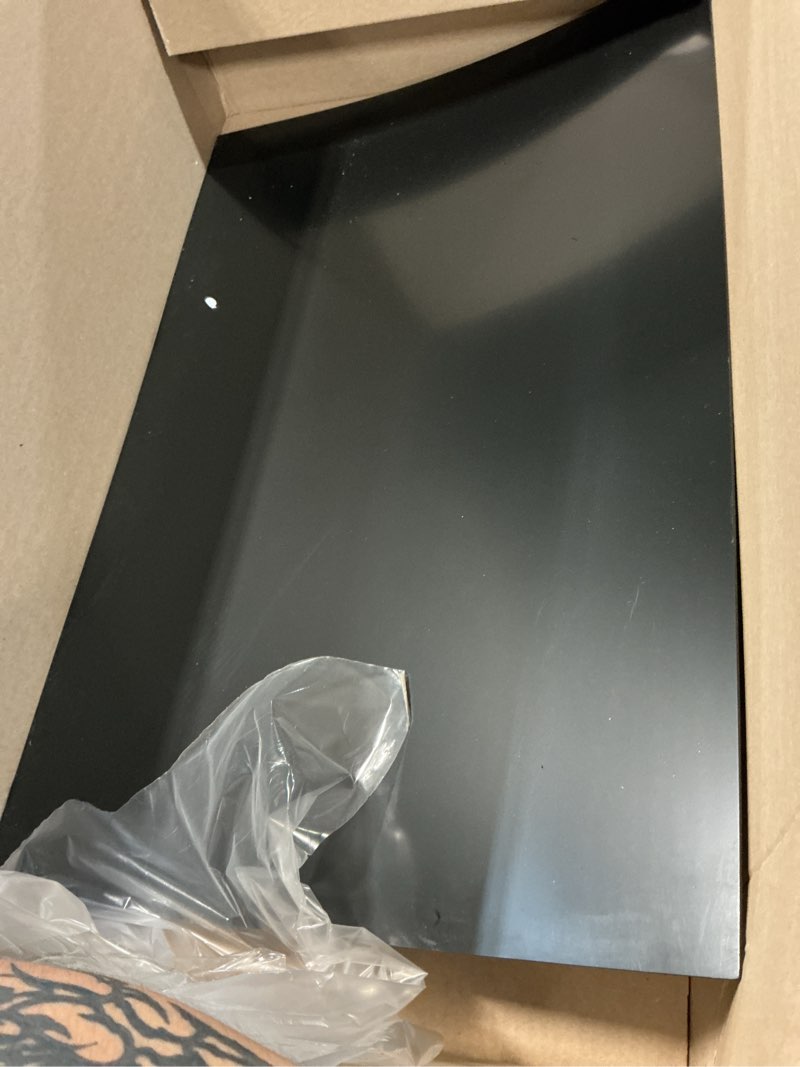 Condition photo showing Good Condition for abs plastic sheet 1/8" x 36" x 24", black rigid thermoplastic board for signs, crafts, diy projects, dual-surface - textured & smooth (1 pack) 36"x24"x1/8" 1
