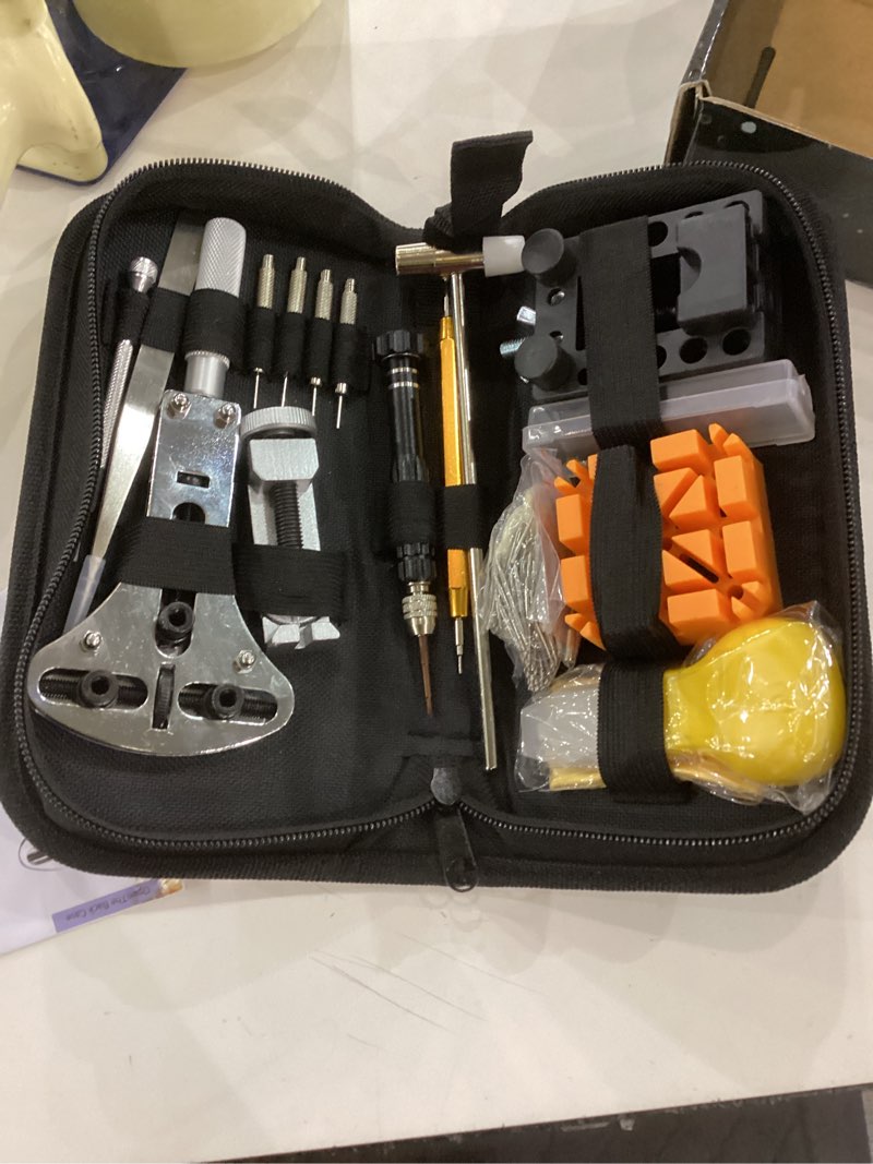 Watch Link Removal Kit, BYNIIUR Watch Repair Kit, Watch Case Opener Spring Bar Tools, Watch Battery 