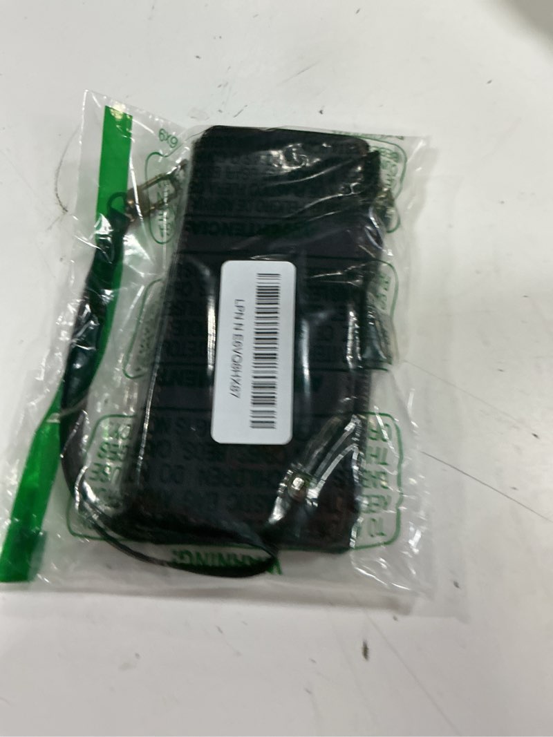 Condition photo showing Good Condition for defencase compatible with iphone 15 case wallet with rfid blocking card holder for women and men, fashion pu leather magnetic snap flip zipper strap wallet phone case fit for iphone 15 6.1", black iphone 15 (6.1" dual cameras) black