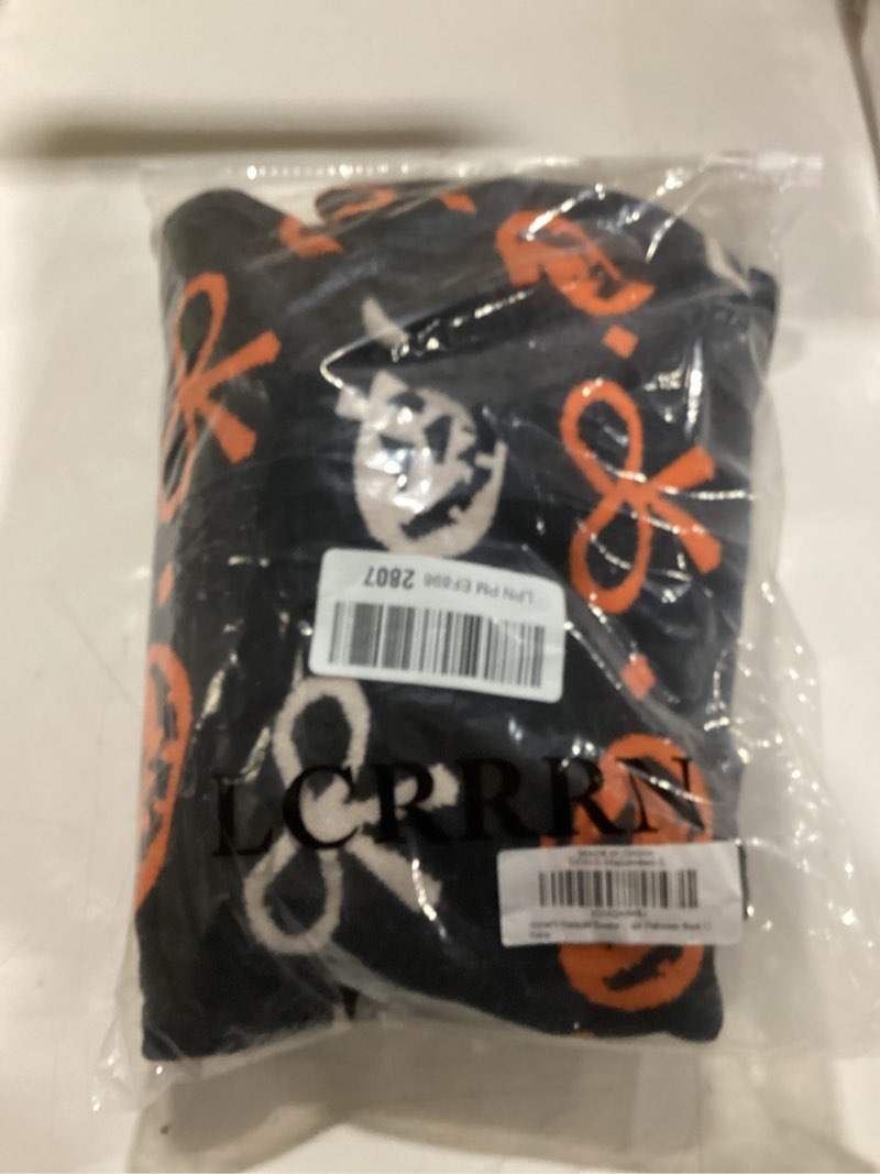 Condition photo showing Good Condition for Women's Oversized Sweaters 2025 Crewneck Long Sleeve Batwing Pullover Tops Halloween Small