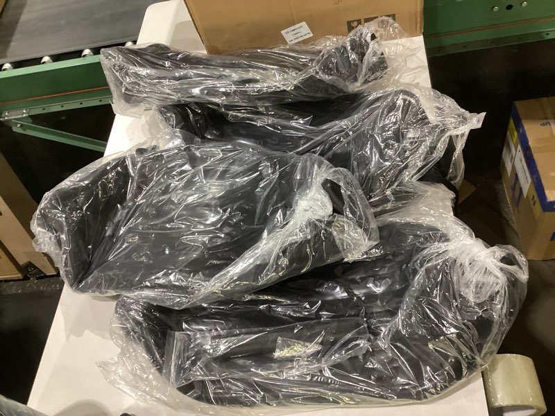 Condition photo showing New/Like New for veithi boat fenders 4pack, ribbed twin eyes vinyl boat fender bumpers, boat bumpers for docking, come with ropes needles and pump to inflate (3 sizes,multiple colors available) black 6.5inchx23inch