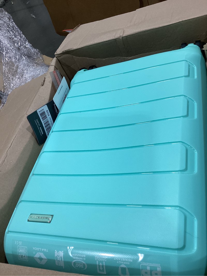 Condition photo showing Good Condition for traveler's choice pagosa indestructible hardshell expandable spinner luggage, mint, carry-on carry-on mint