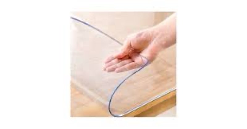 Eisdroma 32 x 60 Inch Clear Table Cover Protector, 2mm Thick Clear Table Protector for Dining Room T