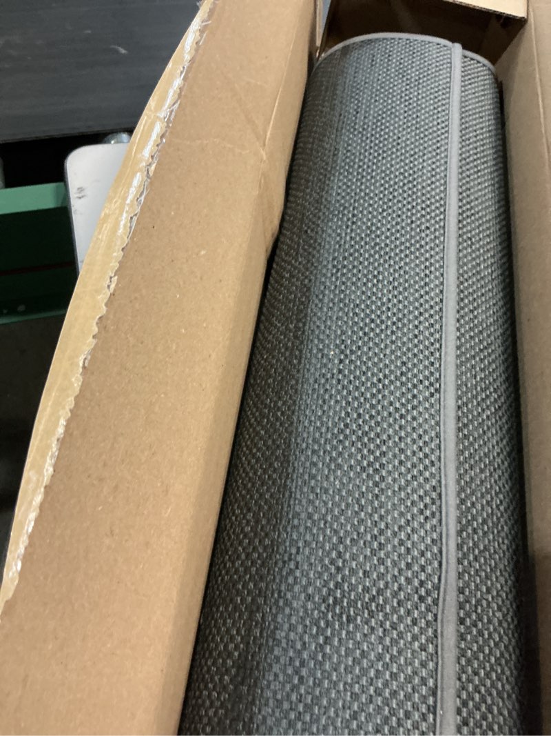Condition photo showing Good Condition for lekeepgo door mat 24"x36", non slip door mat indoor entrance, rubber backing front indoor door mats washable absorbent doormat low-profile entryway entry resist dirt inside door mats, grey 2' x 3' (rectangular) grey