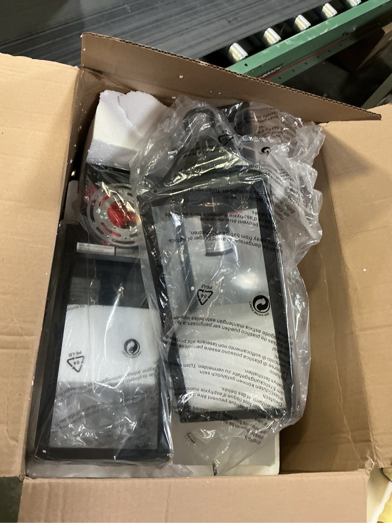 Condition photo showing Good Condition for 19" Large Dusk to Dawn Outdoor Lighting 2 Pack, Black Sensor Porch Lights Exterior Lighting Fixtures