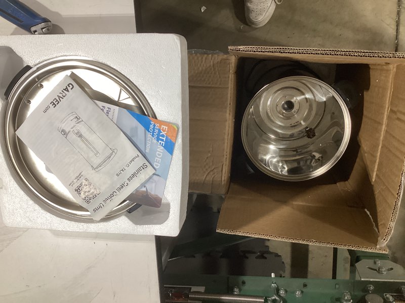 Condition photo showing Good Condition for 14 l/100 cups coffee urn, commerical coffee maker hot water urn, large percolator pot dispenser with double-wall stainless steel, quick brew, stays hot for tea & beverage at events & catering(silver) silver 14 l/100cups