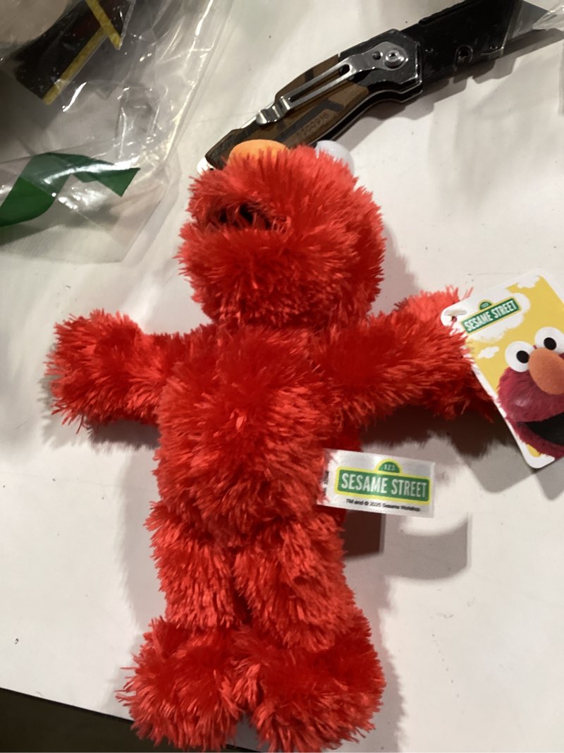 Condition photo showing Good Condition for posh paws official sesame street plush 8" suitable from birth (elmo)