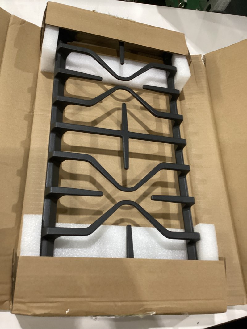 Condition photo showing New/Like New for wb31x27151 stove grate replacement parts for ge stove parts 19.5’’ x 10'' wb31x24736 burner side grate general electric gas range parts stove surface burner grate ge gas cooktop cast iron rack 1 pack